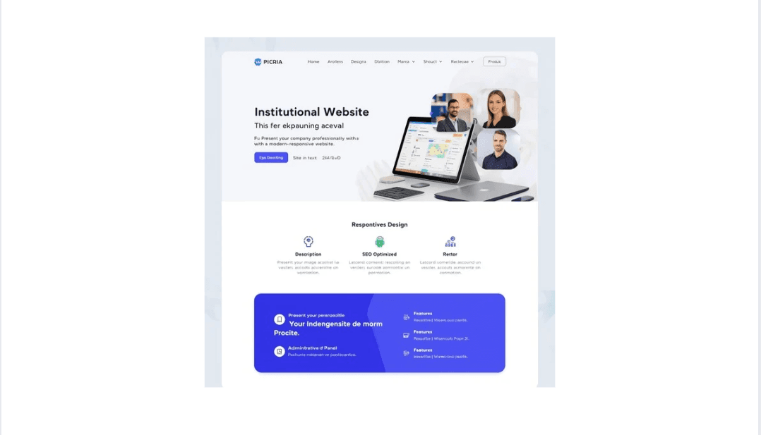 Preview do Landing Page